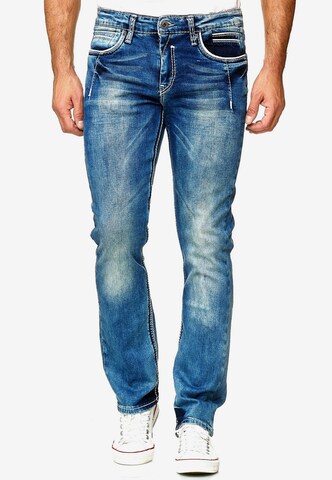 Rusty Neal Regular Jeans 'NEW YORK 29' in Blauw: voorkant