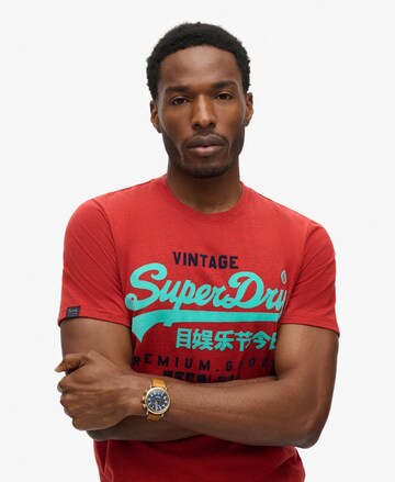 T-Shirt Superdry en rouge