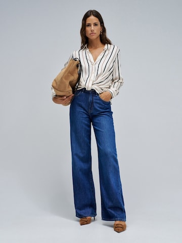 Chemisier Salsa Jeans en beige : devant