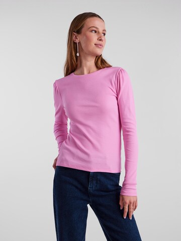 T-shirt 'Ruka' PIECES en rose : devant