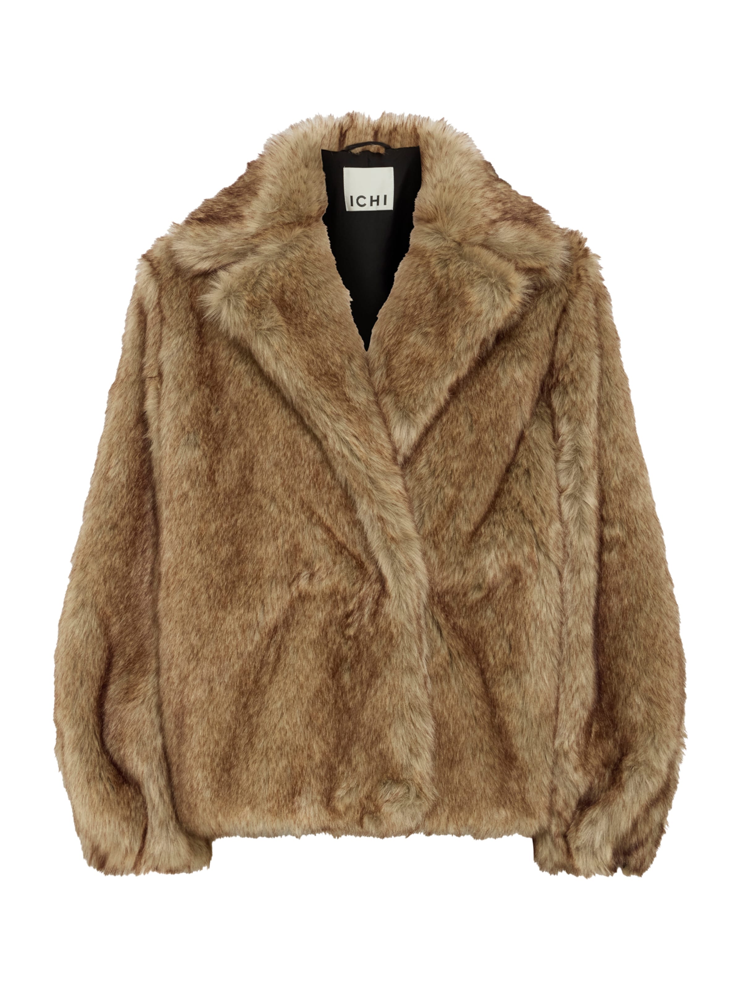 ICHI Between-Season Jacket 'IHFAZOCA' in Beige: front