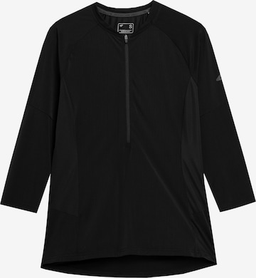 4F Performance Shirt in Black: front