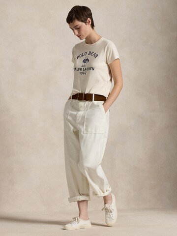 balta Polo Ralph Lauren Marškinėliai
