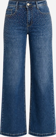 Wide Leg Jean Elara en bleu : devant