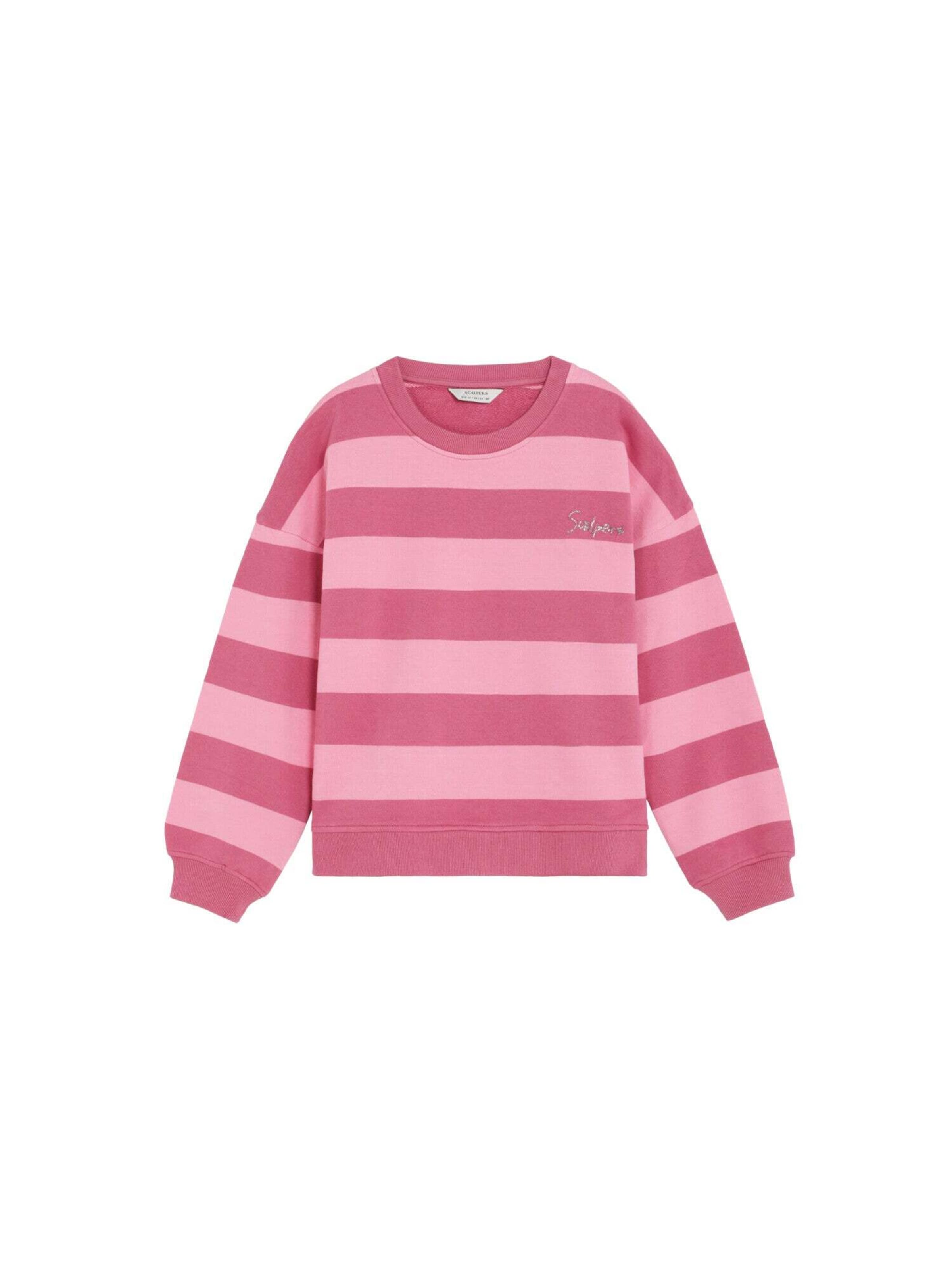 Scalpers Mikina ' ' – pink: přední strana