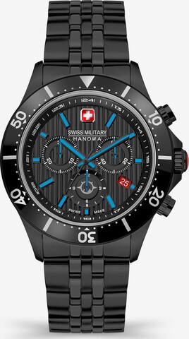 SWISS MILITARY HANOWA Analog Watch 'SMWGI2100710' in Black: front