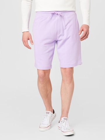UNITED COLORS OF BENETTON Pants in Purple: front