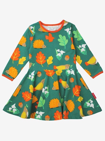 Toby Tiger Dress in Green: front