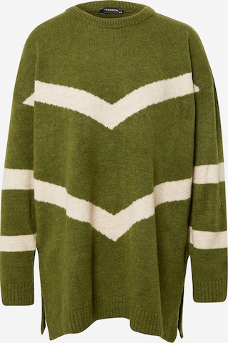 Pullover extra large di Trendyol in verde: frontale