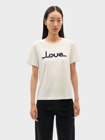Thinking MU - Camiseta 'IDA' en blanco: frente