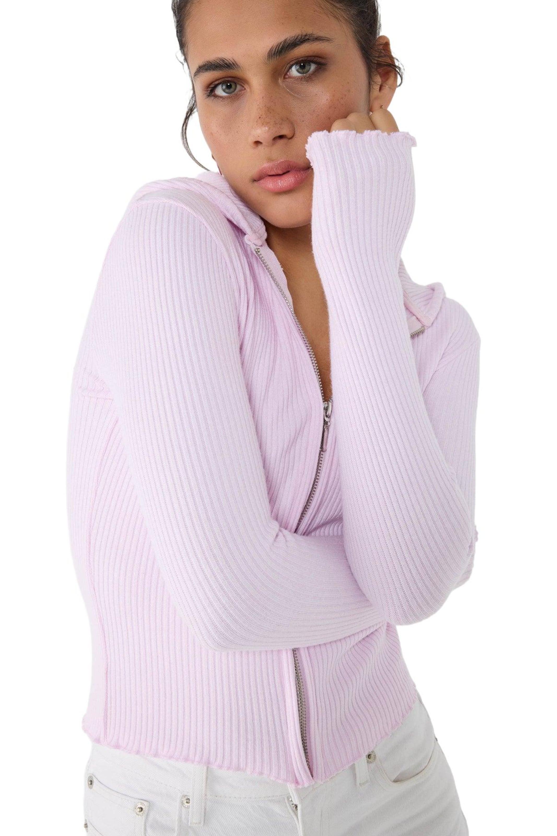 Cardigan No Matter What en rose