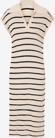 Imily Bela Strikkjole i beige: forside