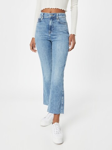 7 for all mankind Flared Jeans in Blue: front