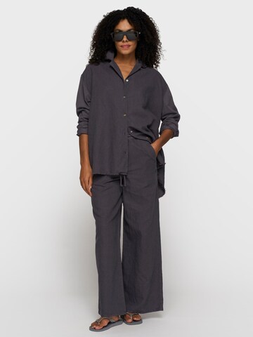 10Days Wide leg Pants in Blue: front
