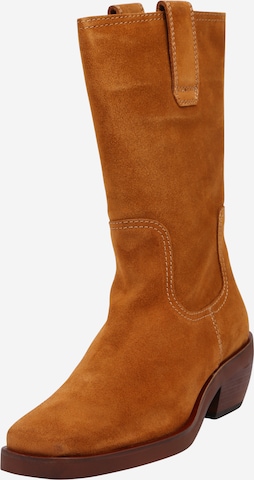 Bottes 'Hannah' SCOTCH & SODA en marron : devant