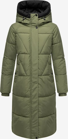 MARIKOO Wintermantel 'Yaskaa 16' in Grün: Vorderseite