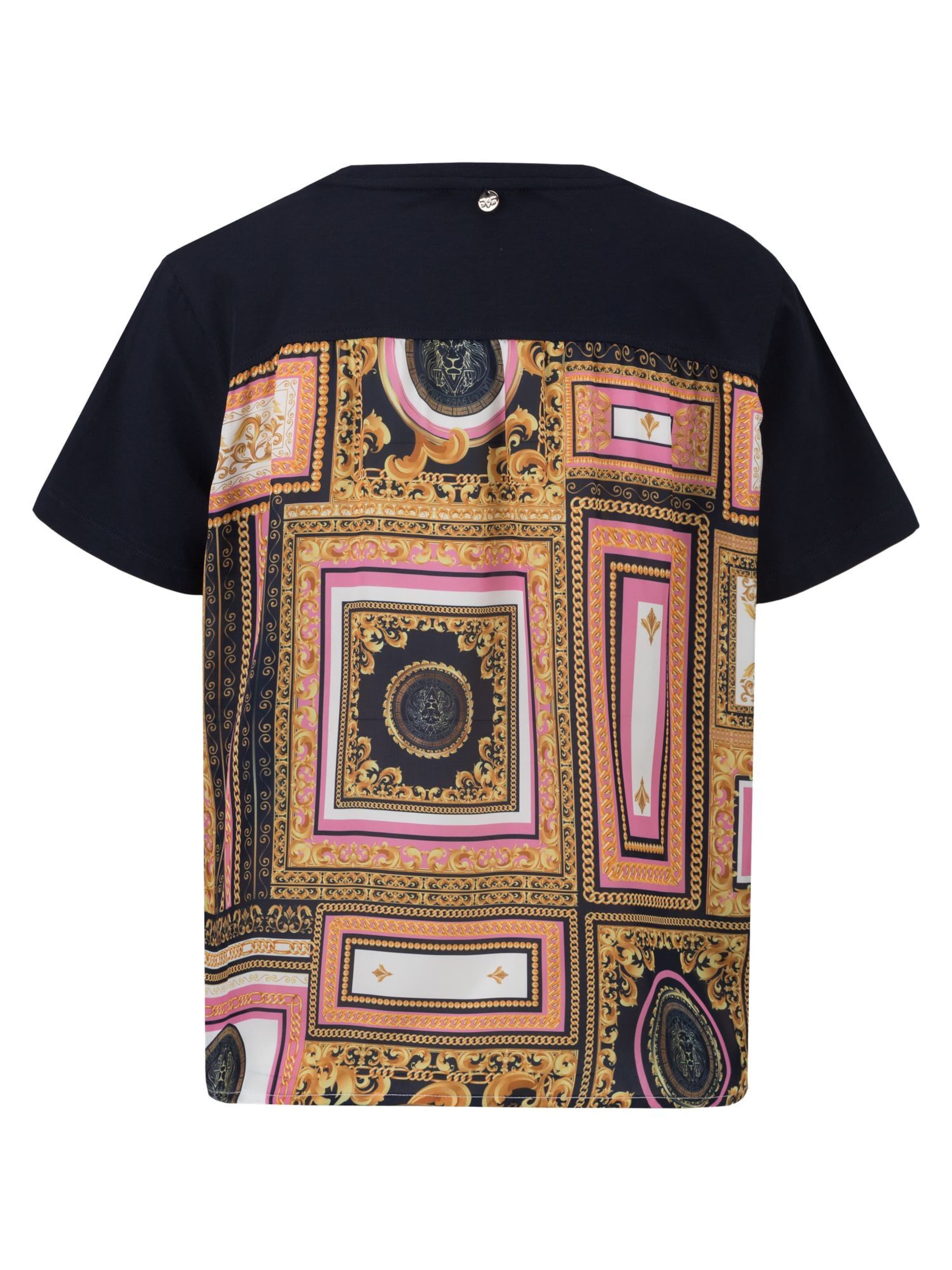 19V69 ITALIA Футболка 'Tabitha Baroque' в Синий