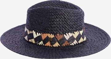 Amichi - Sombrero 'Sombrero para mujer Jeune de fibras naturales trenzadas' en negro: frente