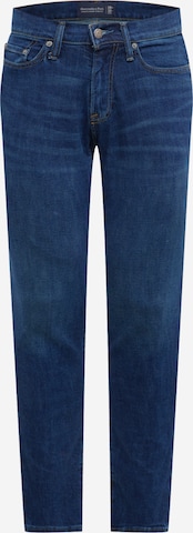 Abercrombie & Fitch Kitsas Teksapüksid, värv sinine: eest vaates
