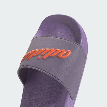 ADIDAS SPORTSWEAR Beach & Pool Shoes 'Adilette Shower' in Purple