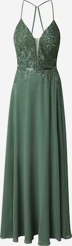 Vera Mont - Vestido de noche en verde: frente