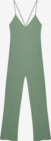 Pull&Bear Jumpsuit in Groen: voorkant