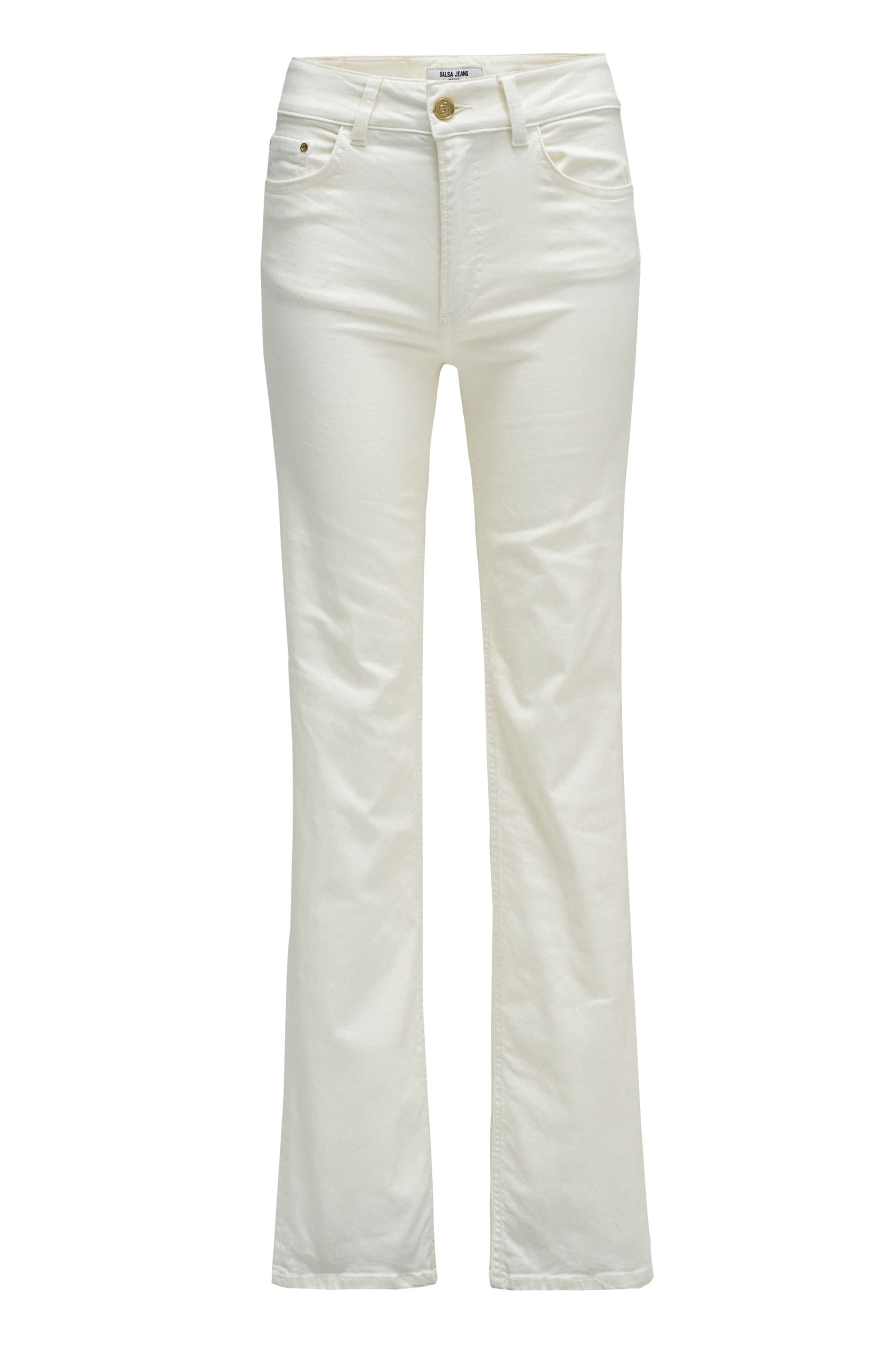 Salsa Jeans Skinny Jeans 'Destiny' in Wit: voorkant