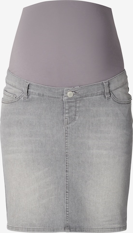 Esprit Maternity Skirt in Grey: front