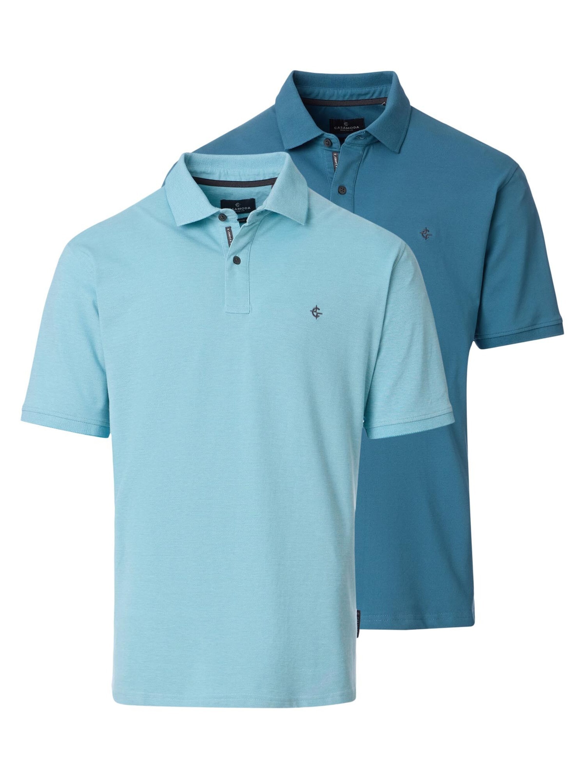CASAMODA Shirt 'Basic' in Blue: front