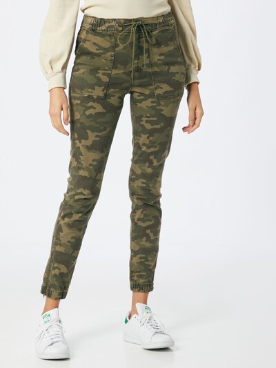 American Eagle Jeggíny - hnědá / khaki / olivová / tmavě zelená, Model/ka