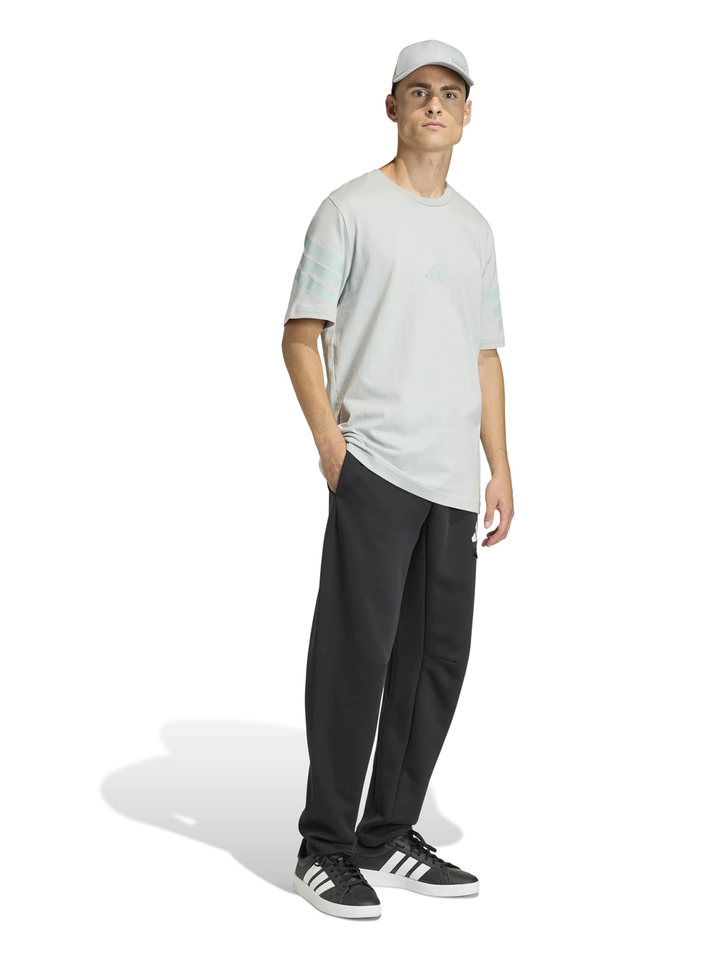ADIDAS SPORTSWEARTapered Sportske hlače 'FI' - crna boja