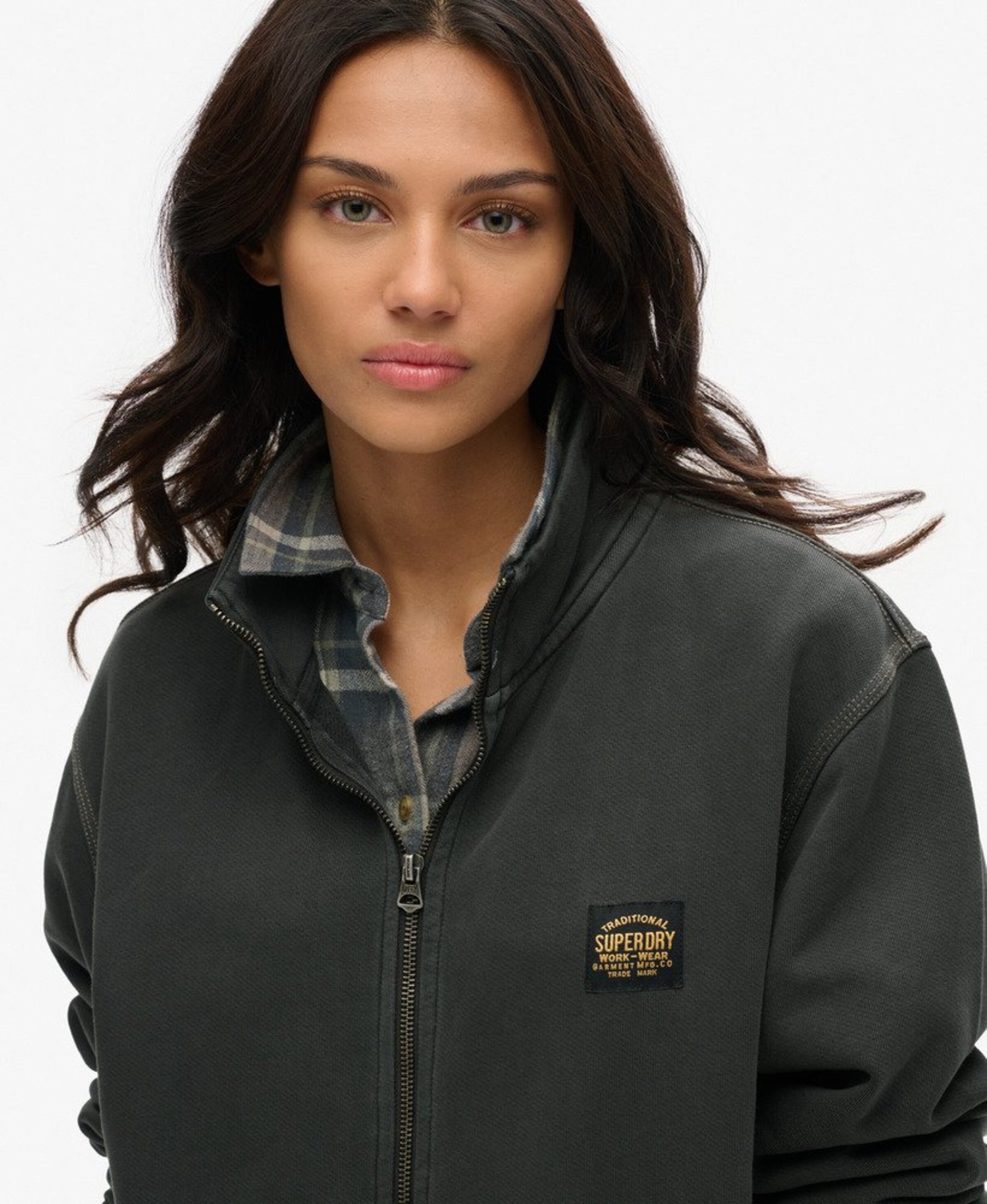 Superdry Sweatvest in Zwart