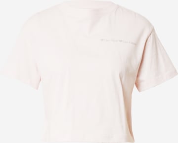 T-shirt GUESS en rose : devant