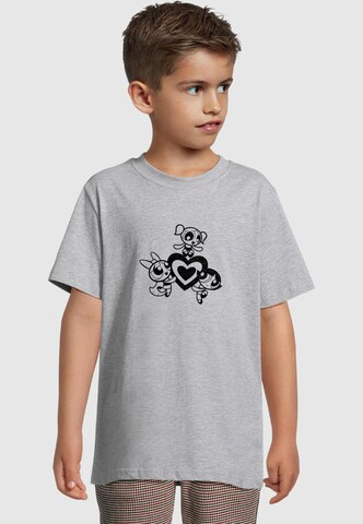 Merchcode Shirt 'The Powerpuff Girls' in Grijs: voorkant