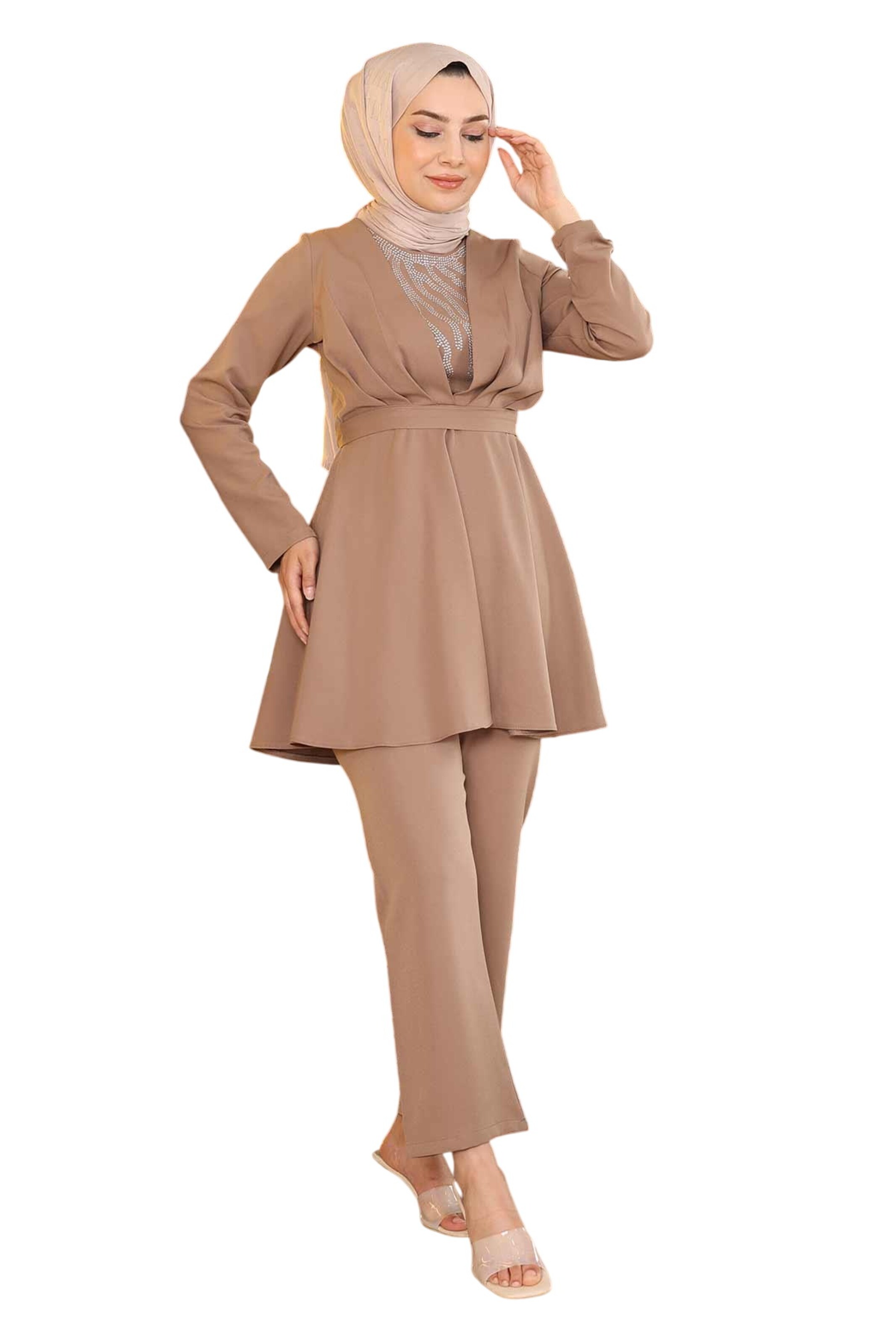 MODAMIHRAM Pantsuit in Beige