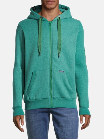 Veste de survêtement 'Makker' salzhaut en vert