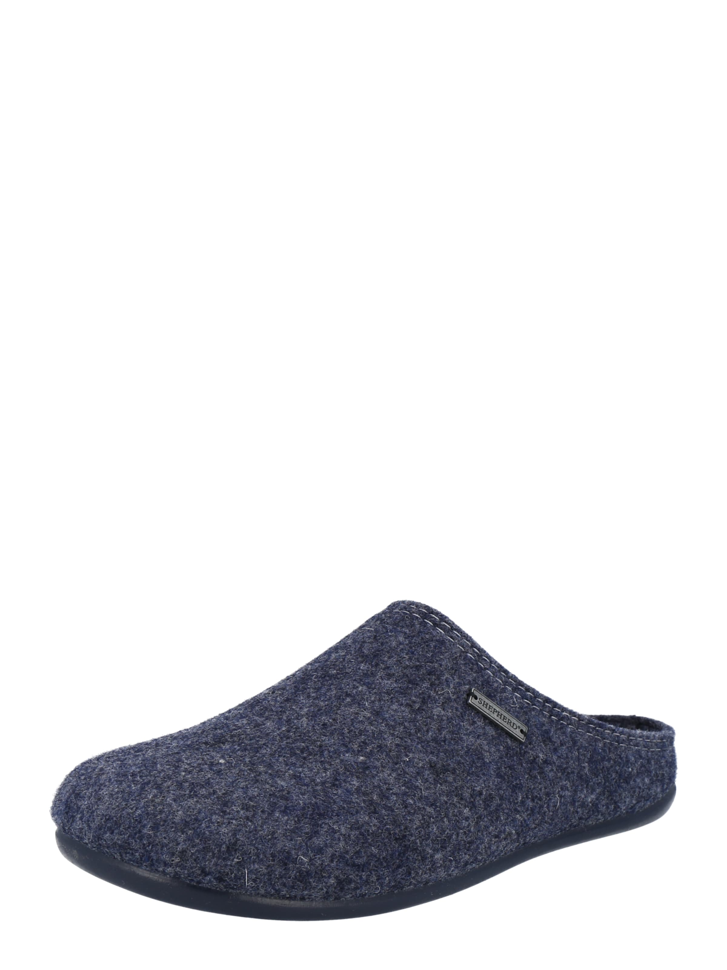 SHEPHERD Házi cipő &#x27;JON&#x27; - kék: elől
