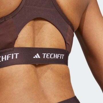 Bustino Reggiseno sportivo di ADIDAS PERFORMANCE in marrone