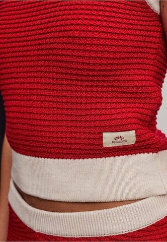 Pegador - Top de punto 'Parma' en rojo