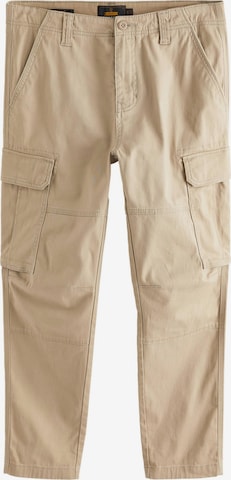Pantalon cargo Next en beige : devant
