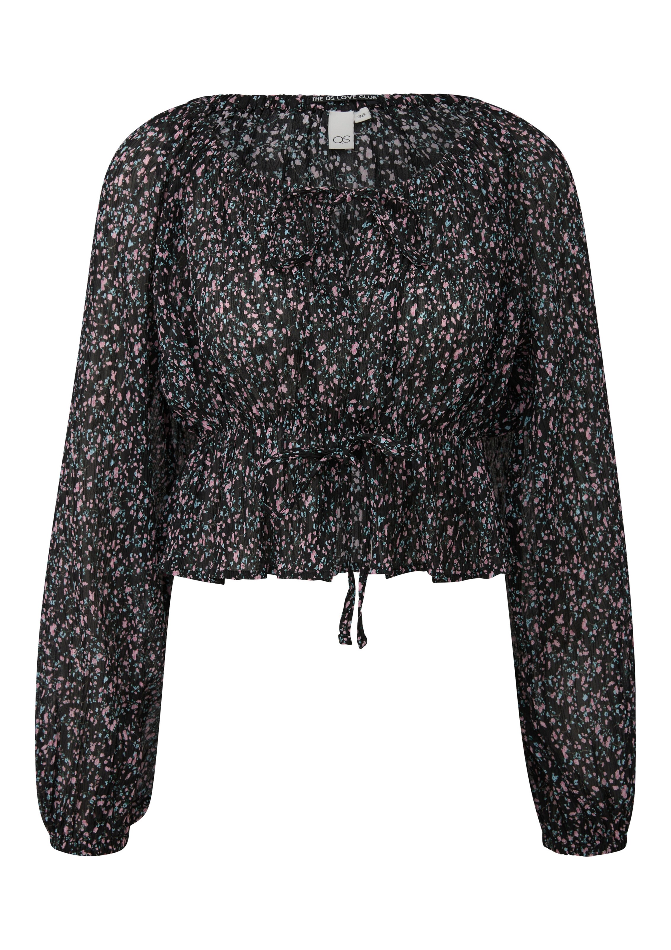 QS Blus i svart: framsida