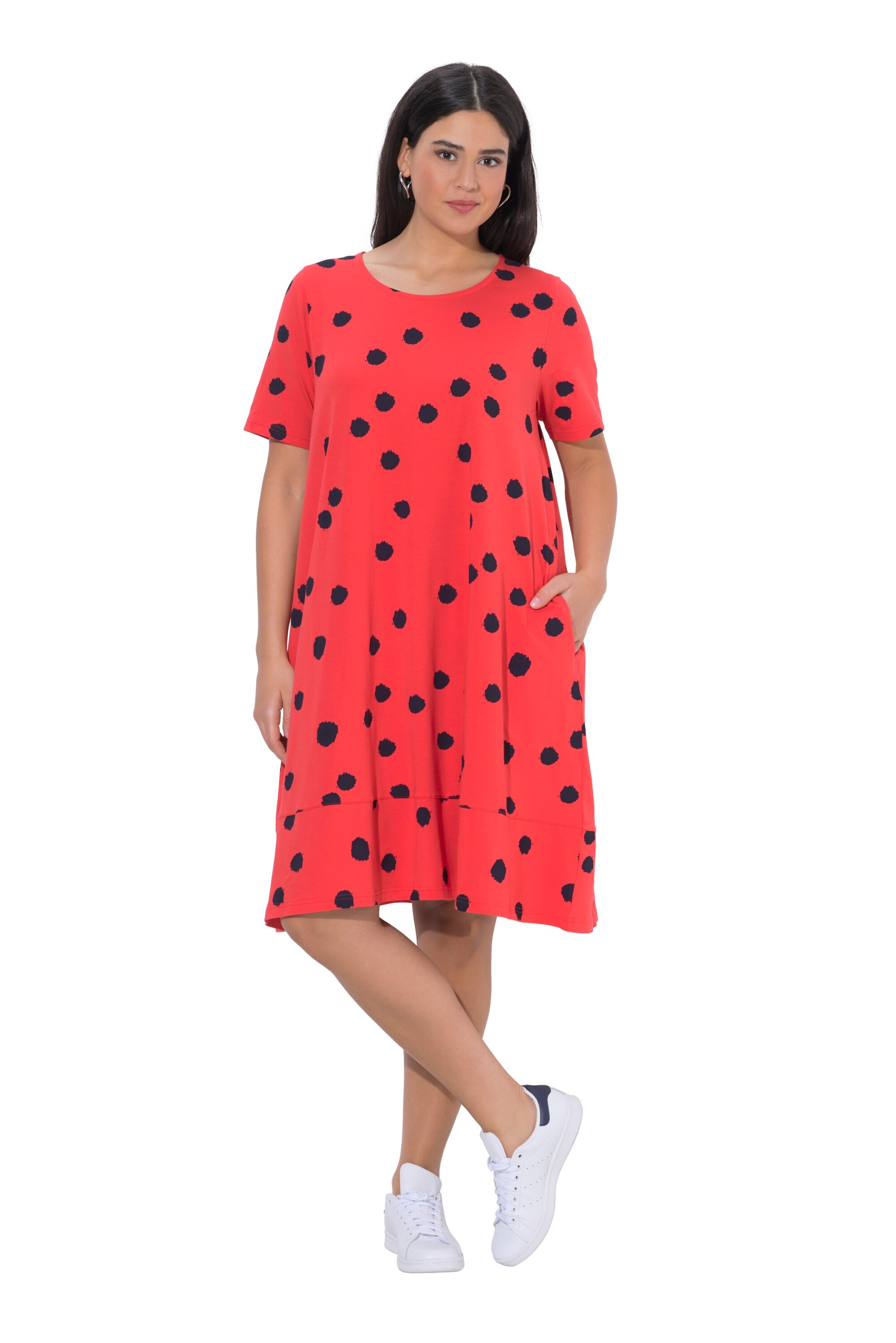 Ulla Popken Kleid in Rot: Vorderseite