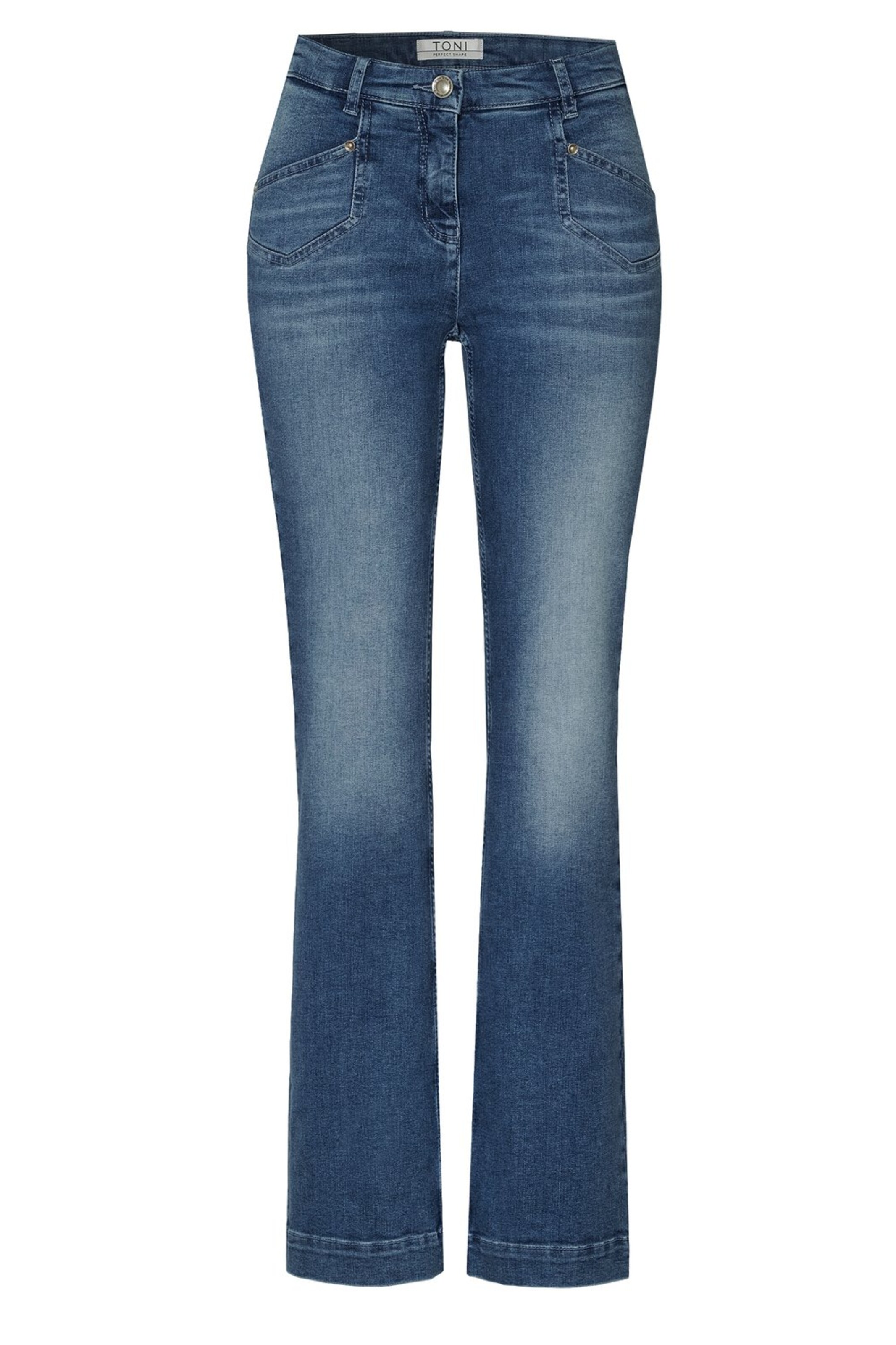 TONI Bootcut Jeans in Blau: Vorderseite