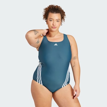 ADIDAS SPORTSWEAR Bralette Active Swimsuit in Blue: front