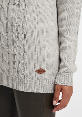 Oxmo Pullover 'Cable' in Grau