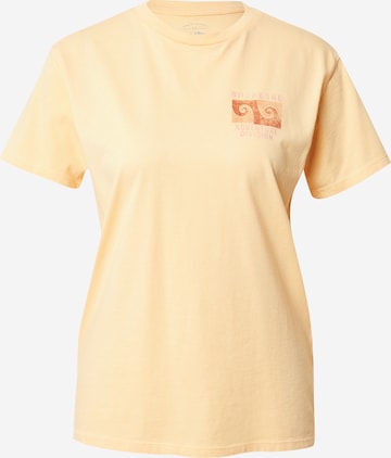 dzeltens BILLABONG T-Krekls 'DIV': no priekšpuses