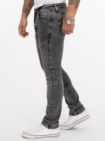 Rock Creek Slimfit Jeans in Grau