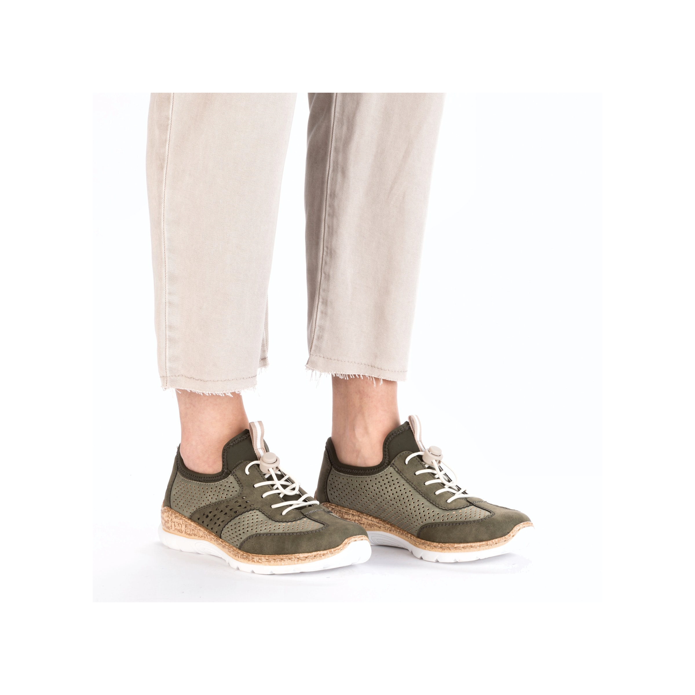 Rieker Slip-on in Groen