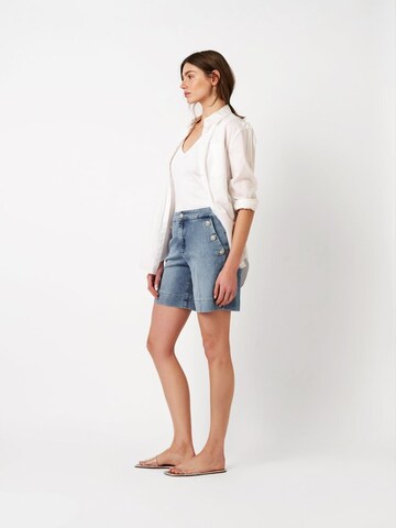 Rosner Wide leg Jeans in Blue