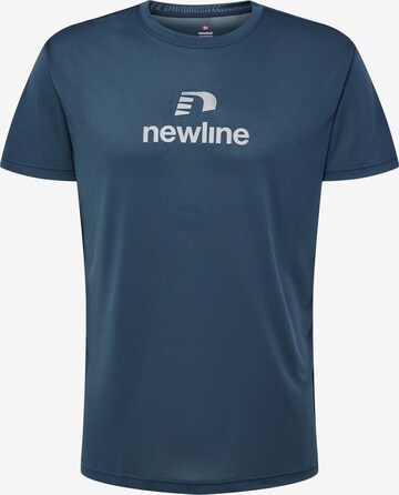 T-Shirt fonctionnel Newline en bleu : devant